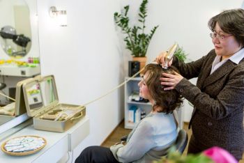 Die Schauspielerin bekommt eine Infrarot- und Sauerstoff-Therapie